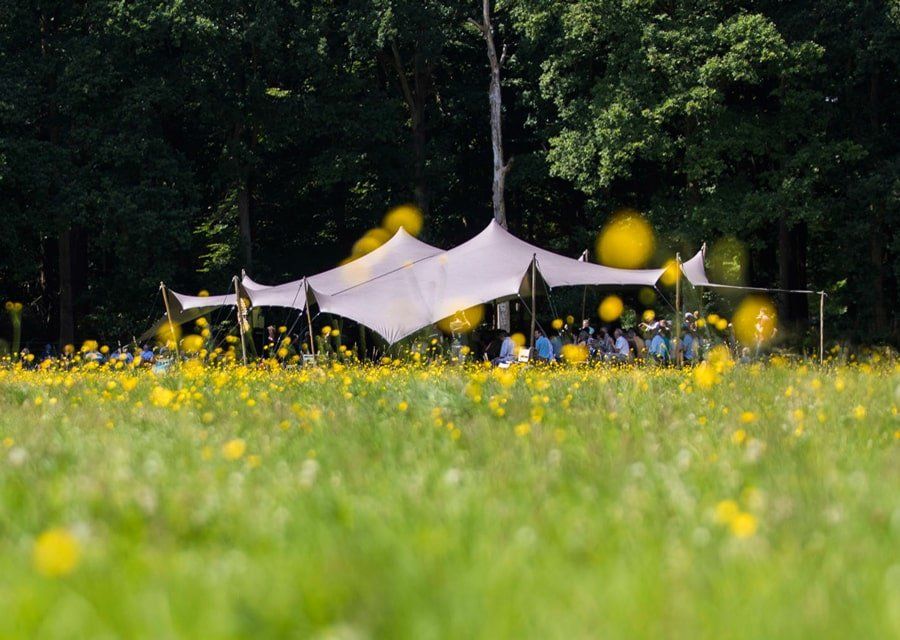 Strech tenten van Tentworx bij Exclusive Spring Fait in Baarn